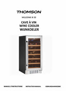 Mode d’emploi Thomson Millesime BI 20 Cave à vin