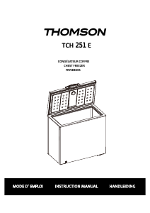 Mode d’emploi Thomson TCH 251 E Congélateur