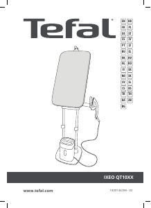Посібник Tefal QT1010E0 Ixeo Відпарювач для одягу