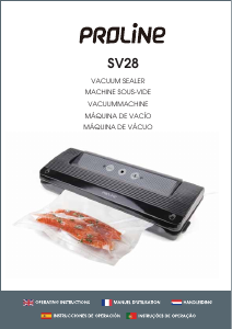 Mode d’emploi Proline SV28 Appareils de mise sous vide