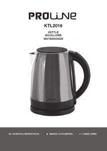 Mode d’emploi Proline KTL2016 Bouilloire