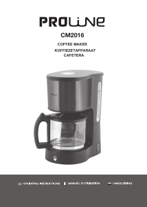 Mode d’emploi Proline CM2016 Cafetière