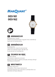 Instrukcja MarQuant 003-162 Zegarek