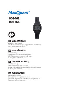 Instrukcja MarQuant 003-163 Zegarek