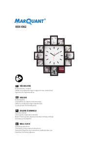 Instrukcja MarQuant 003-082 Zegar