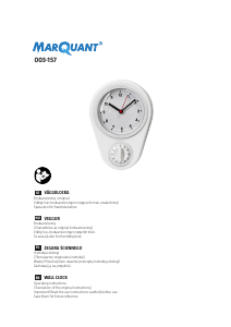 Instrukcja MarQuant 003-157 Zegar
