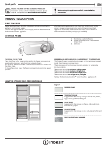 Bruksanvisning Hotpoint BDFS 242 AA Kyl-frys