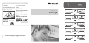 Mode d’emploi Brandt BWF182T Lave-linge