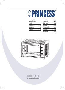 Manual Princess 112371 Oven