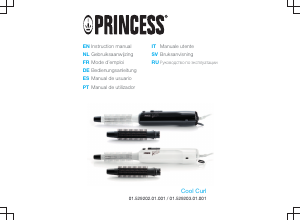 Руководство Princess 529203 Cool Curl Стайлер для волос