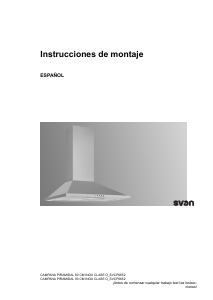 Manual de uso Svan SVCP9652 Campana extractora