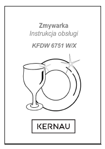 Instrukcja Kernau KFDW 6751 W Zmywarka