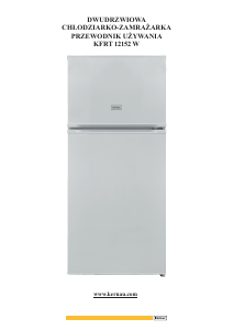 Manuál Kernau KFRT 12152 W Lednice s mrazákem