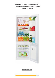 Manuál Kernau KFRC 15151 W Lednice s mrazákem