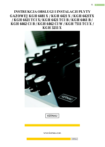 Instrukcja Kernau KGH 6462 CI W Płyta do zabudowy