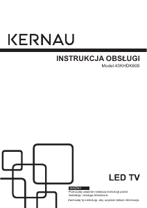 Bedienungsanleitung Kernau 43 KFHDK 600 LED fernseher