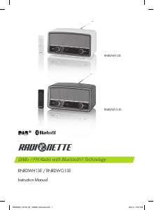 Brugsanvisning Radionette RNRDWH13E Radio