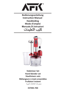 Bruksanvisning AFK ESTMS-700 Stavmixer