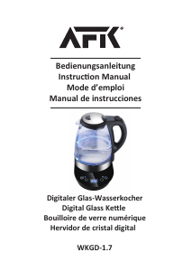 Manual AFK GWK-2200.1D Kettle