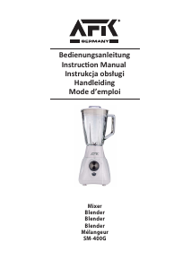 Bruksanvisning AFK SM-400G Blender