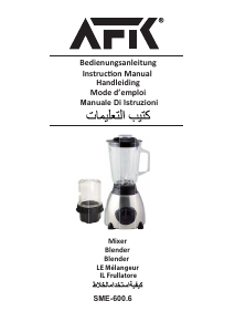 Bruksanvisning AFK SME-600.6 Blender
