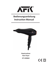 Manual AFK HT-2200AC Hair Dryer
