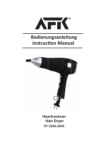 Manual AFK HT-2200.34CR Hair Dryer