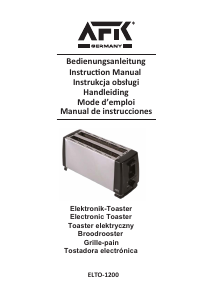 Bedienungsanleitung AFK ELTO-700.10.2 Toaster