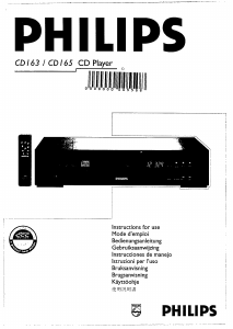 Handleiding Philips CD165 CD speler