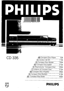 Handleiding Philips CD335 CD speler