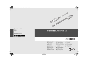 Bedienungsanleitung Bosch UniversalChainPole 18 Kettensäge