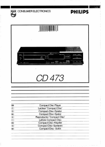 Handleiding Philips CD473 CD speler