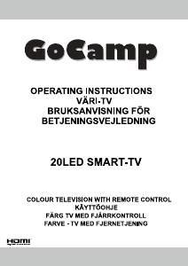 Käyttöohje GoCamp 20LEDSMART LED-televisio