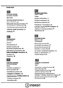 Vadovas Indesit IS5G8CHW/E Diapazonas