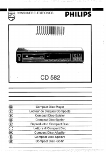 Handleiding Philips CD582 CD speler