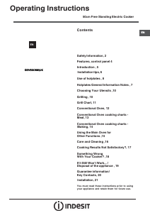 Bruksanvisning Indesit ID5V92KMW/UK Spis