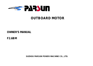 Manual Parsun F2.6BM Outboard Motor