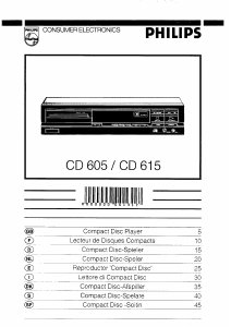 Handleiding Philips CD605 CD speler