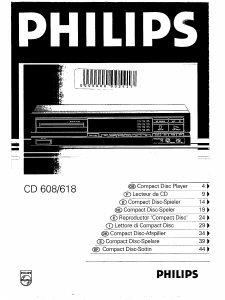 Handleiding Philips CD608 CD speler