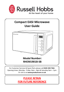 Handleiding Russell Hobbs RHEM1901B Compact EASI Magnetron