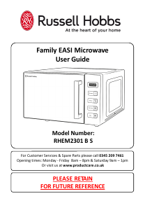 Handleiding Russell Hobbs RHEM2301S Family EASI Magnetron