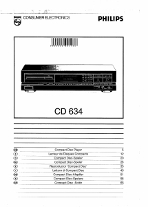 Handleiding Philips CD634 CD speler