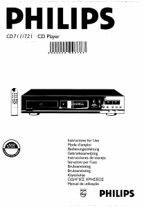 Handleiding Philips CD711 CD speler
