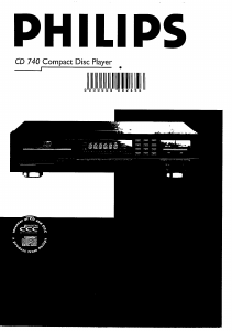 Handleiding Philips CD740 CD speler