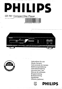 Handleiding Philips CD751 CD speler
