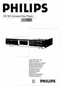 Handleiding Philips CD753 CD speler
