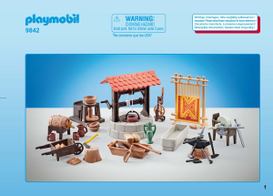 Instrukcja Playmobil set 9842 Knights Rozbudowa średniowiecze