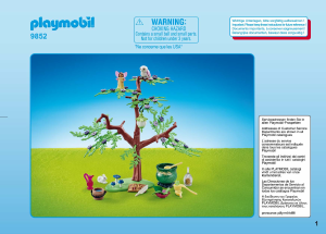 Bruksanvisning Playmobil set 9852 Fairy World Magischer Baum