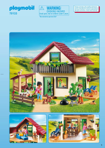 Mode d’emploi Playmobil set 70133 Farm Maisonnette des fermiers