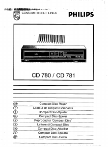 Handleiding Philips CD781 CD speler